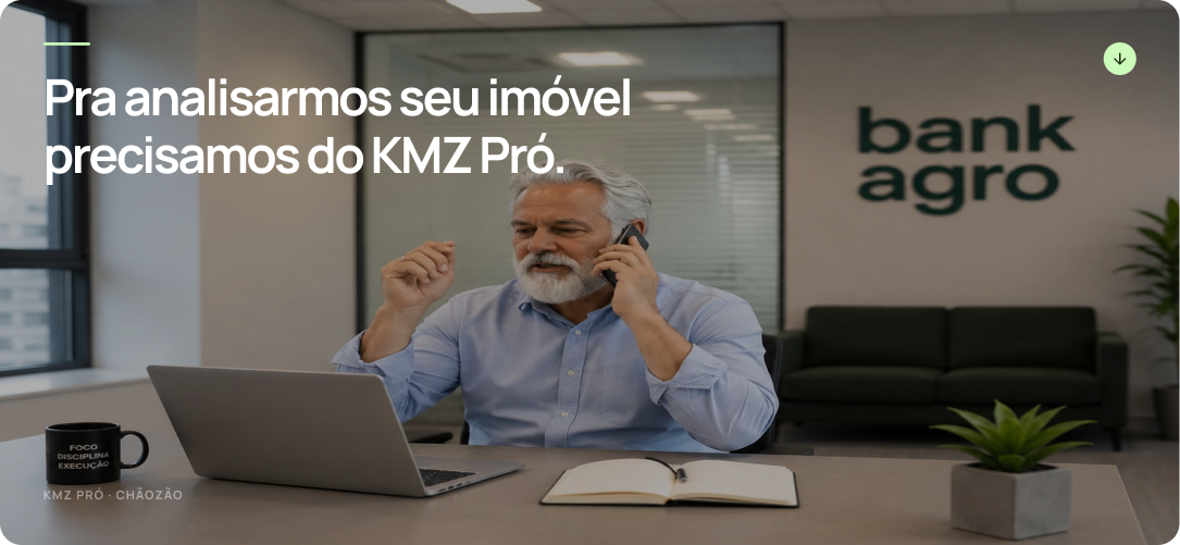 Análise de imóvel rural com KMZ Pró